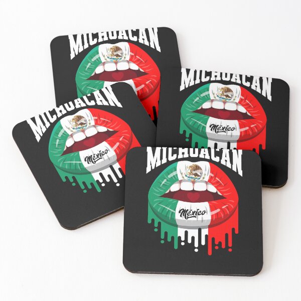 Item preview, Lips Kiss Michoacan de Mexico Flag designed and sold by Fr33m4n1111.