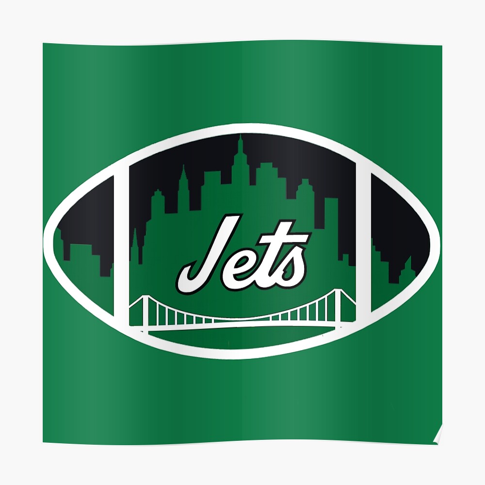 New York Jets Retro Mascot Poster for Sale by GangGreenGear