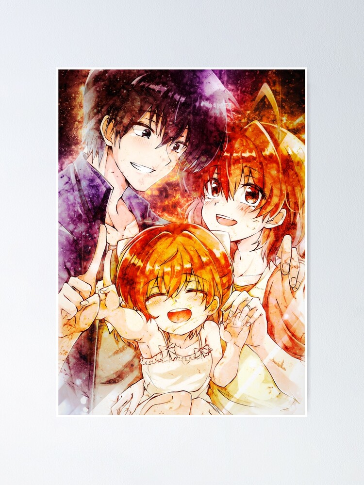 154841 Clannad After Story Animation Art Wall Print Poster