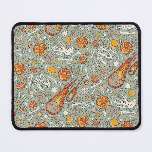 Item preview, The Asteroid & the Omega | Dinosaur Fossil Space Art designed and sold by OMEGAFAUNA.