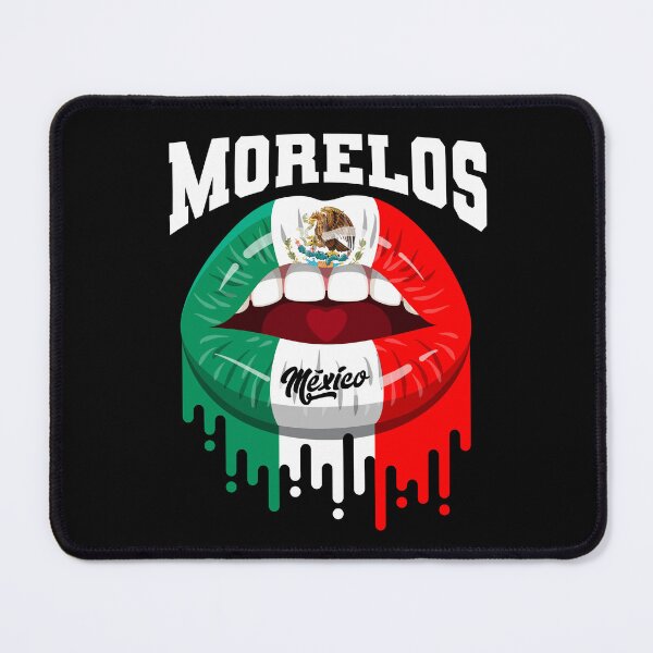 Item preview, Lips Kiss Morelos Mexico Flag designed and sold by Fr33m4n1111.