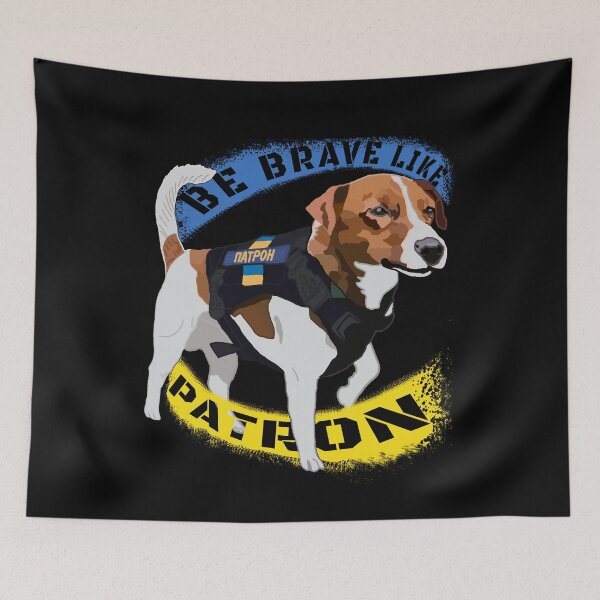Item preview, Chernihiv dog Patron DSNS Ukrainian Jack Russell Terrier designed and sold by Aide.