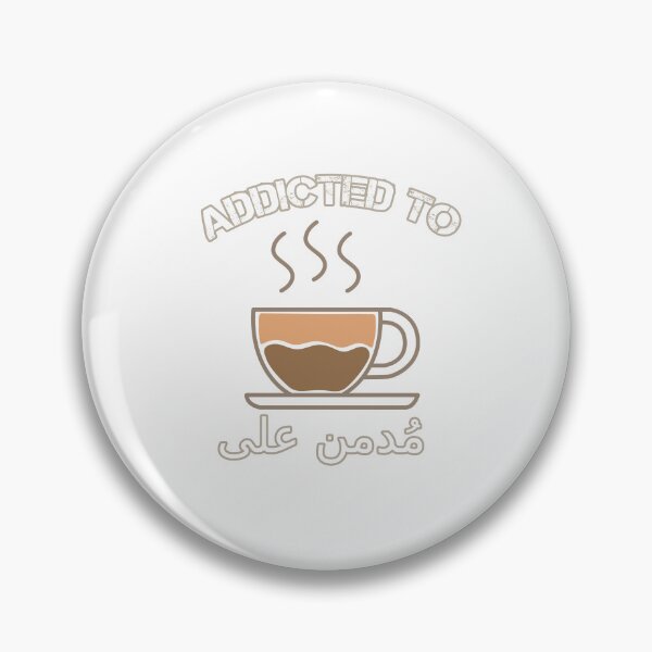 Item preview, Addicted to coffee design arabic letters designed and sold by Easywear.