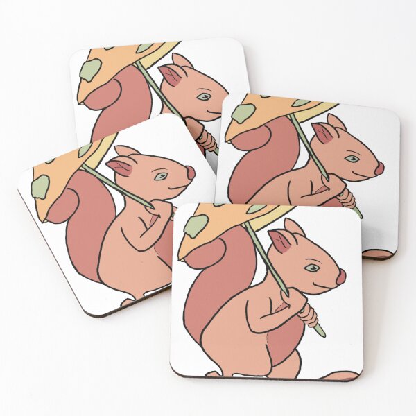 Item preview, Squirrel with Umbrella  designed and sold by Caarvroomvroom.