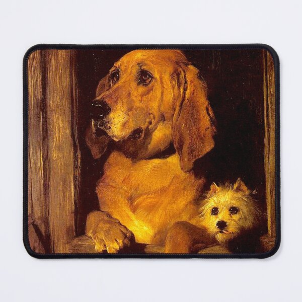 Item preview, DIGNITY and IMPUDENCE : Vintage 1866 Landseer Painting Print designed and sold by posterbobs.