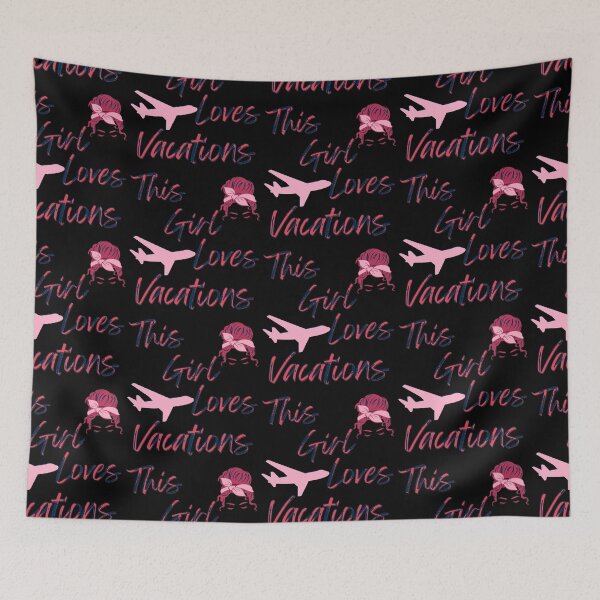 Item preview,  This Girl Loves Vacations,Girls trip ,Vaca Woman  designed and sold by Rally-Girl.