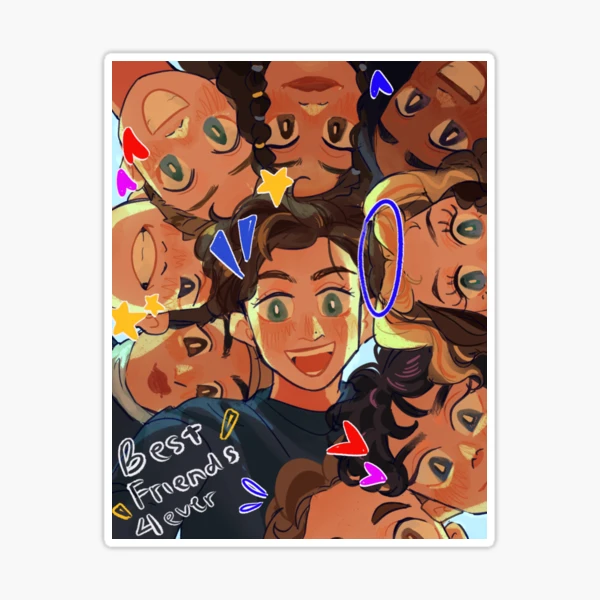 Heartstopper Cast Selfie!  Sticker for Sale by riicolato