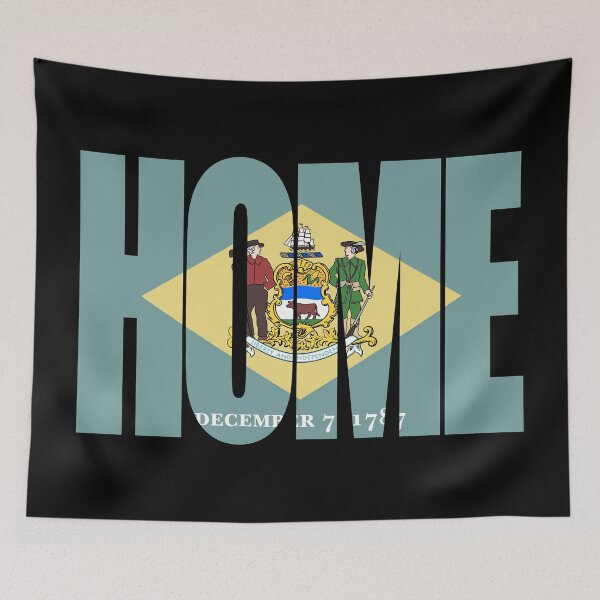 Item preview, Delaware Home - State Flag designed and sold by DonDota.