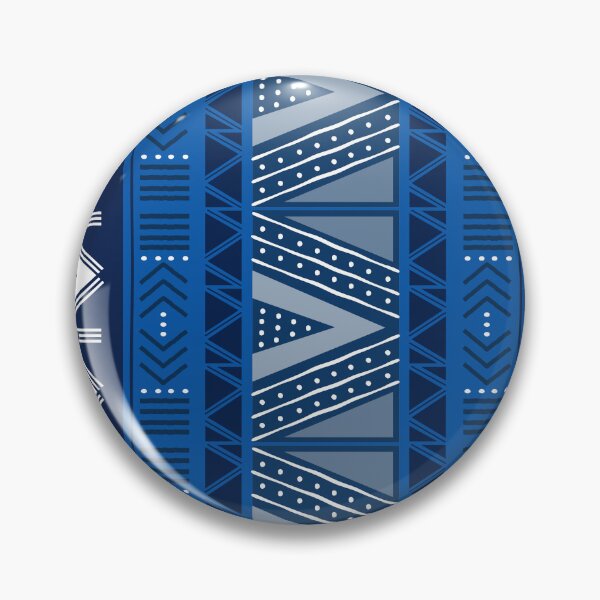 Aperçu de l'œuvre Tissu de boue bleu indigo africain créée et vendue par funkyvibes.