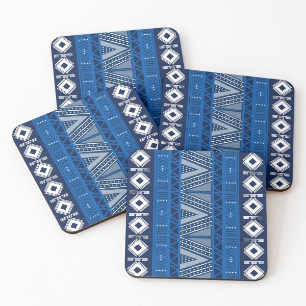 Item preview, African Indigo Blue Mud Cloth designed and sold by funkyvibes.
