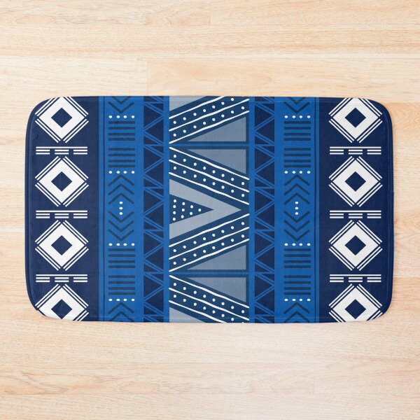 Item preview, African Indigo Blue Mud Cloth designed and sold by funkyvibes.