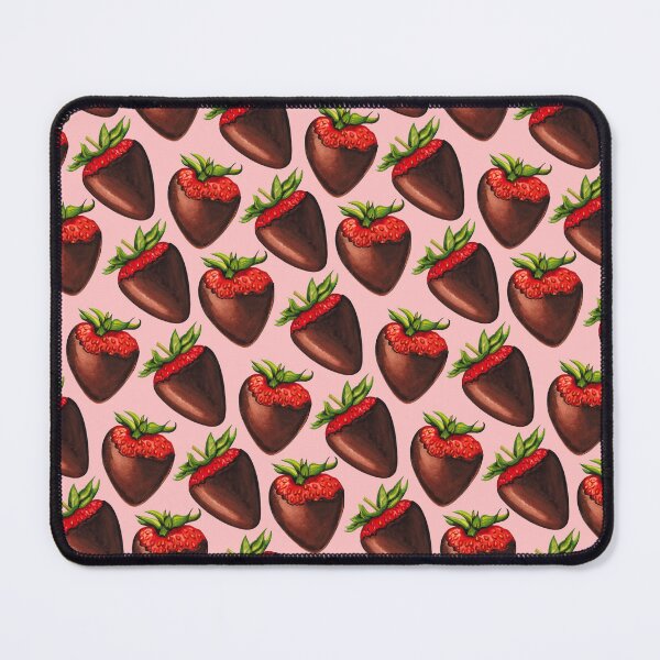 Item preview, Chocolate Covered Strawberry Pattern - Pink designed and sold by Kelly  Gilleran.
