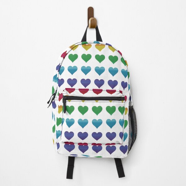 Item preview, Gradient Rainbow Hearts Pattern designed and sold by ThePurpleFrog.