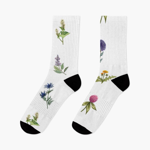 Artikelvorschau, Botanische Collage aus Wildblumen und Wildpflanzen entworfen und verkauft von silviaol.
