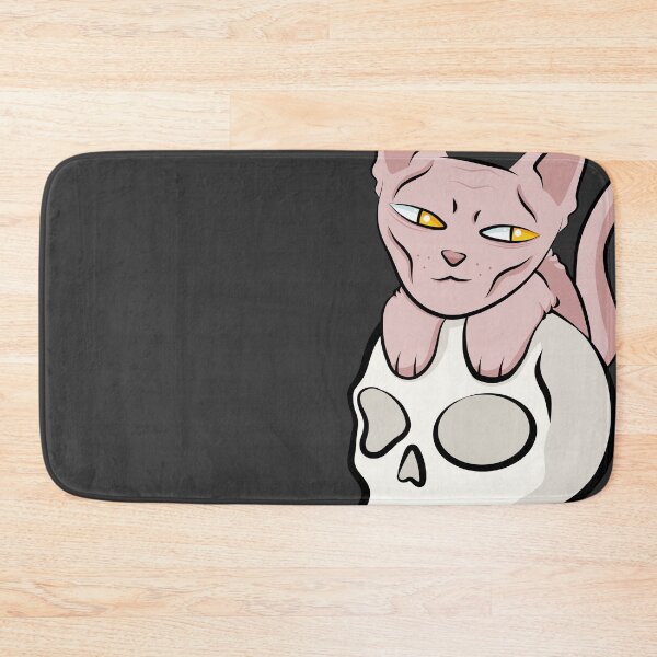 Item preview, Sphinx cat playing with skull designed and sold by WildRose271.