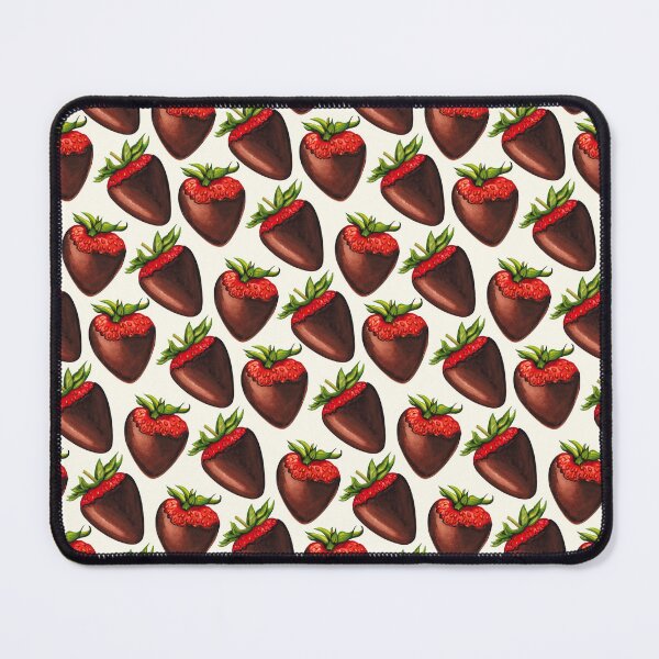 Item preview, Chocolate Covered Strawberry Pattern - White designed and sold by Kelly  Gilleran.