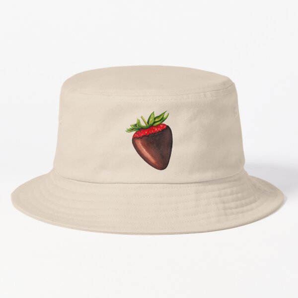 Item preview, Chocolate Covered Strawberry Pattern - Black designed and sold by Kelly  Gilleran.