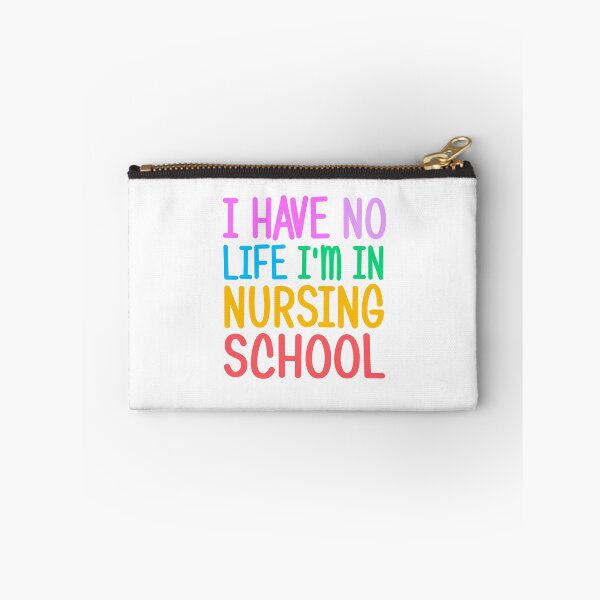 Item preview, Funny nurse quote, i have no life i'm in nursing school, nursing humor designed and sold by PRINTED ..