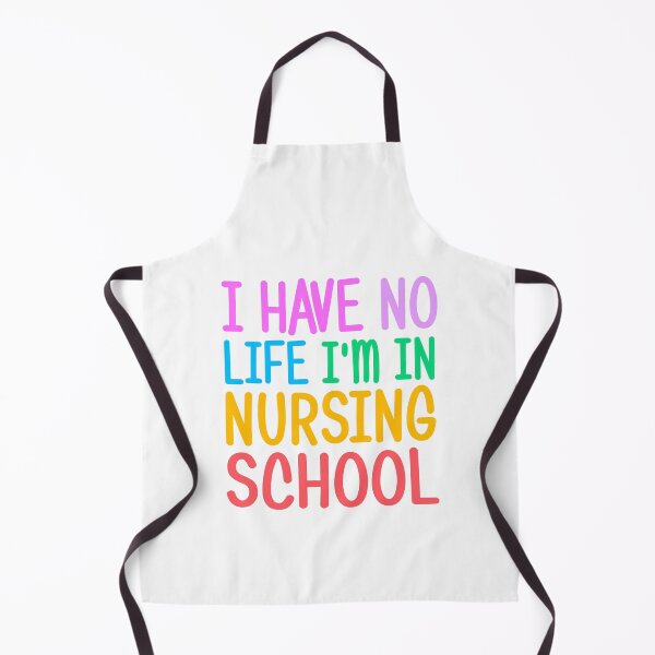 Item preview, Funny nurse quote, i have no life i'm in nursing school, nursing humor designed and sold by PRINTED ..