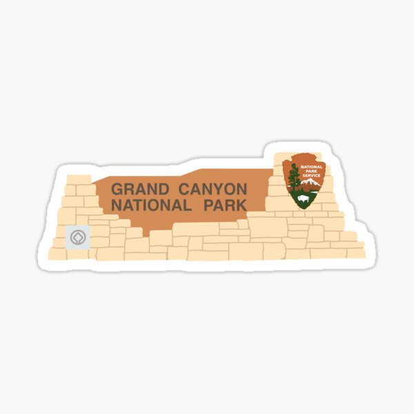 Item preview, Grand Canyon National Park Sign designed and sold by chrislor3.