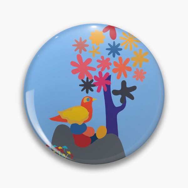 Item preview, Bird Roosting Eggs Flowering Tree Spring designed and sold by Anna Lemos.