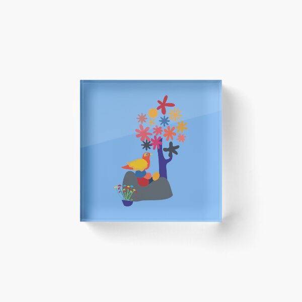 Item preview, Bird Roosting Eggs Flowering Tree Spring designed and sold by Anna Lemos.
