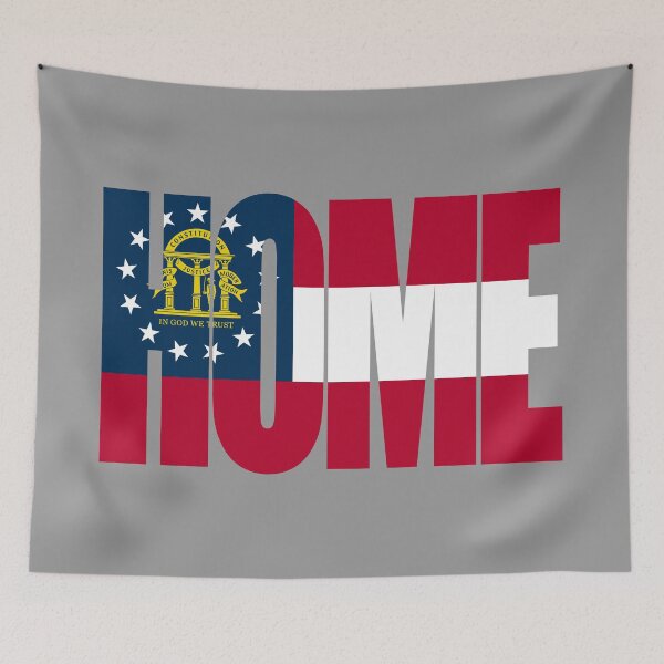 Item preview, Georgia Home - State Flag designed and sold by DonDota.