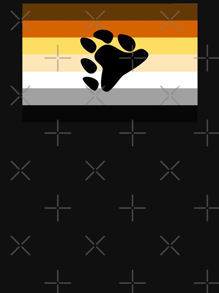 Thumbnail 7 of 7, Classic T-Shirt, Bear Pride Flag designed and sold by Gayesthetic.