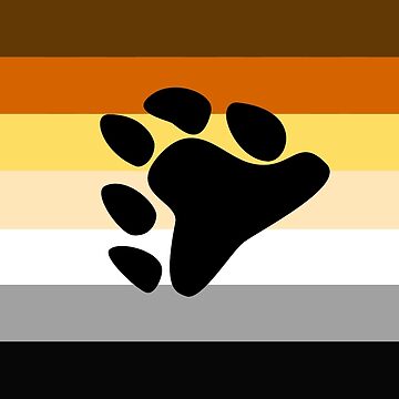 Artwork thumbnail, Bear Pride Flag by Gayesthetic