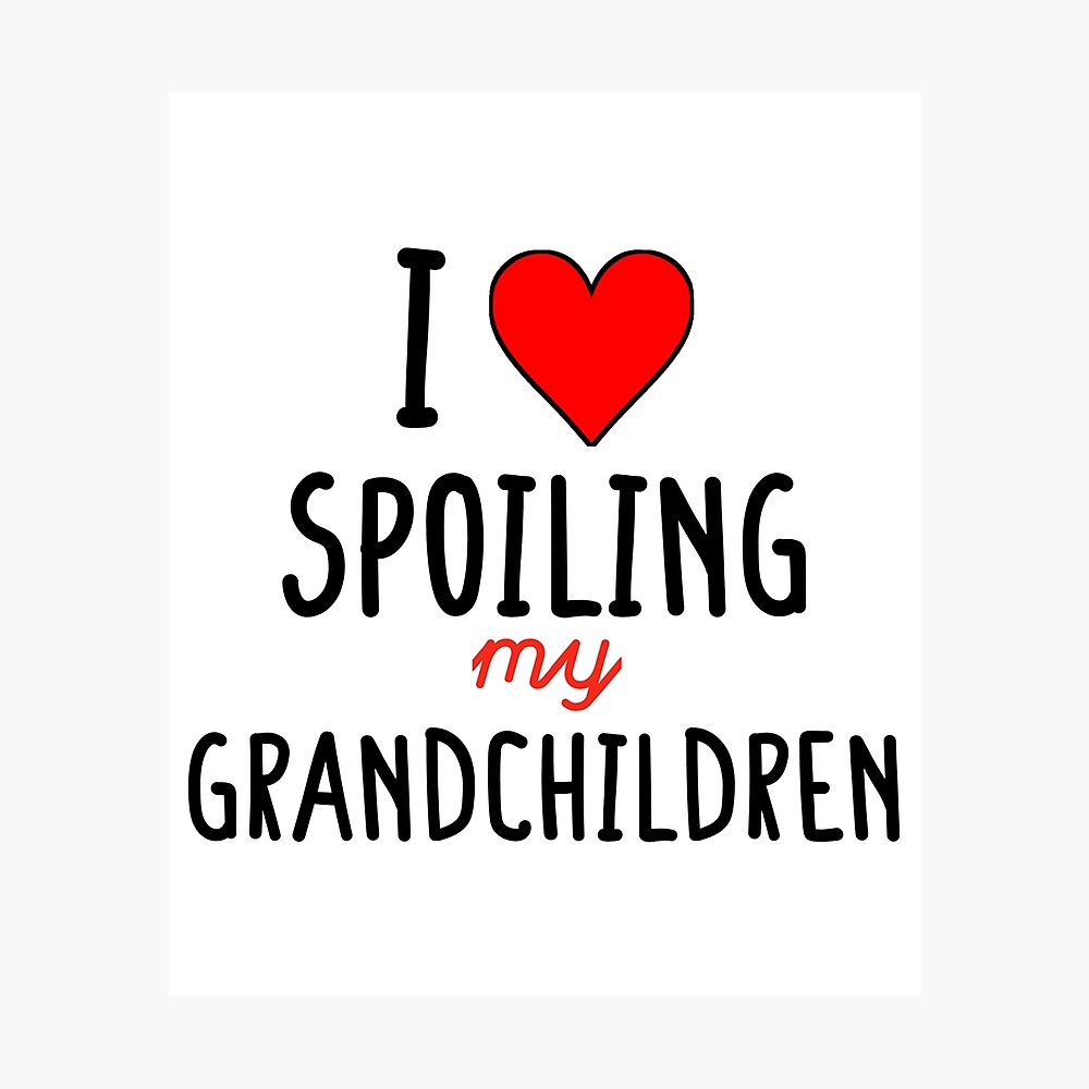 Funny grandparents quote i love spoiling my grandchildren shirt