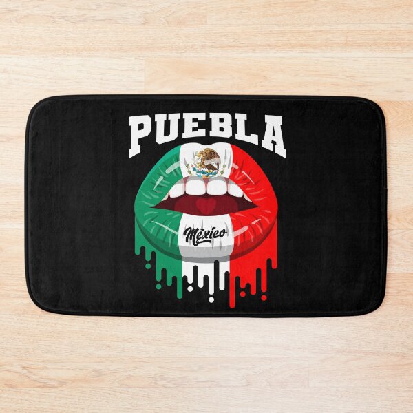 Item preview, Lips Kiss Puebla Mexico Flag designed and sold by Fr33m4n1111.