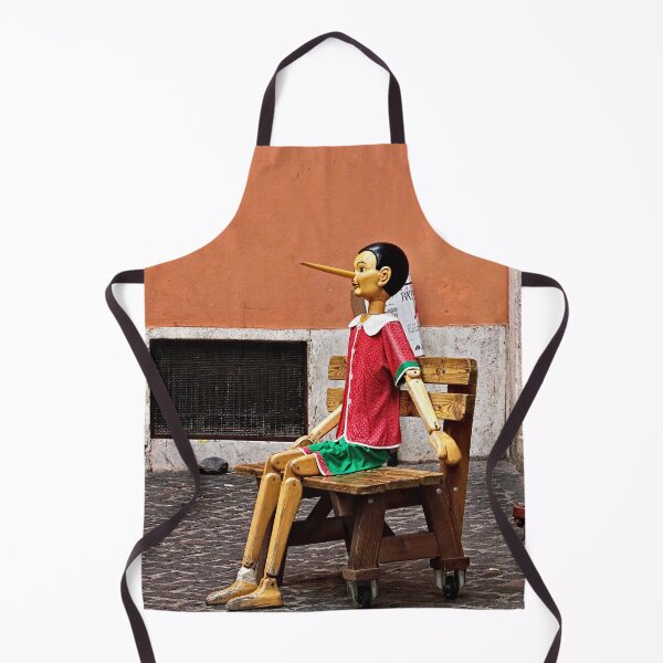 Item preview, Pinocchio Marionette Sitting on Street Bench, Rome Italy designed and sold by Anna Lemos.