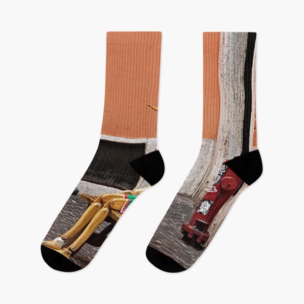 Item preview, Pinocchio Marionette Sitting on Street Bench, Rome Italy designed and sold by Anna Lemos.