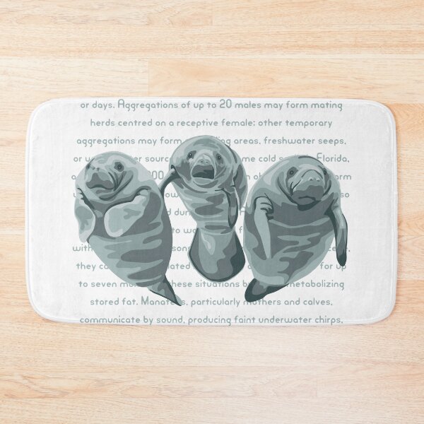 Item preview, Information About Endangered Manatees designed and sold by Unhinged Heather.