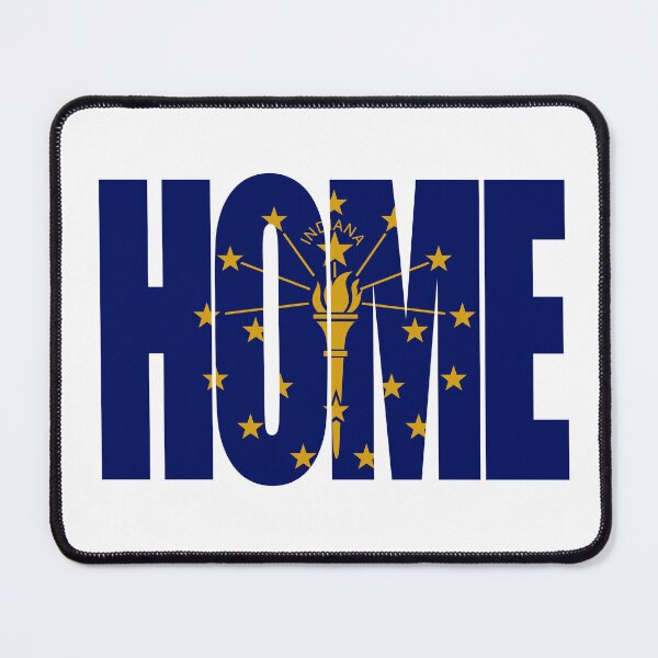 Item preview, Indiana Home - State Flag designed and sold by DonDota.