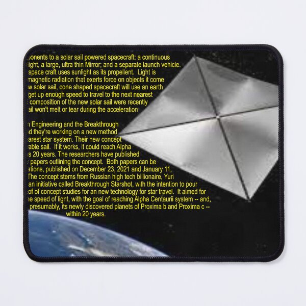 Item preview, Solar Sail Spacecraft Art designed and sold by Alicefish.