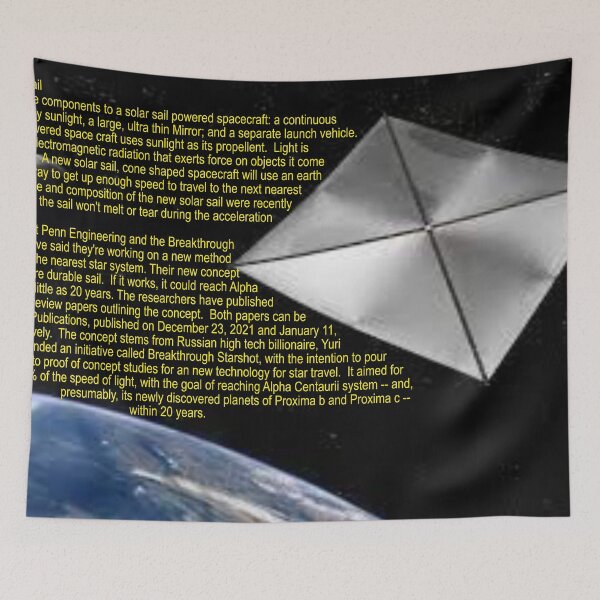 Item preview, Solar Sail Spacecraft Art designed and sold by Alicefish.