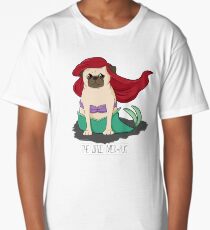 The Little Mer-Pug Long T-Shirt