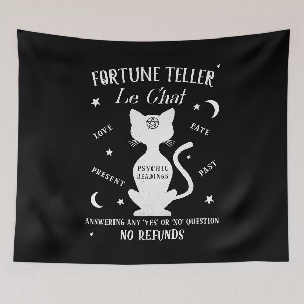 Item preview, Fortune Teller Psychic Cat designed and sold by PeachAndGold.