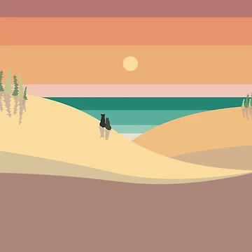 Artwork thumbnail, Long Beach by OneCreativePup