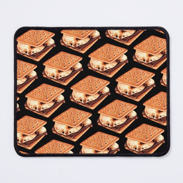 Item preview, S'mores Pattern - Black designed and sold by Kelly  Gilleran.