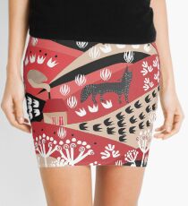 Wolf's Promise Land Mini Skirt