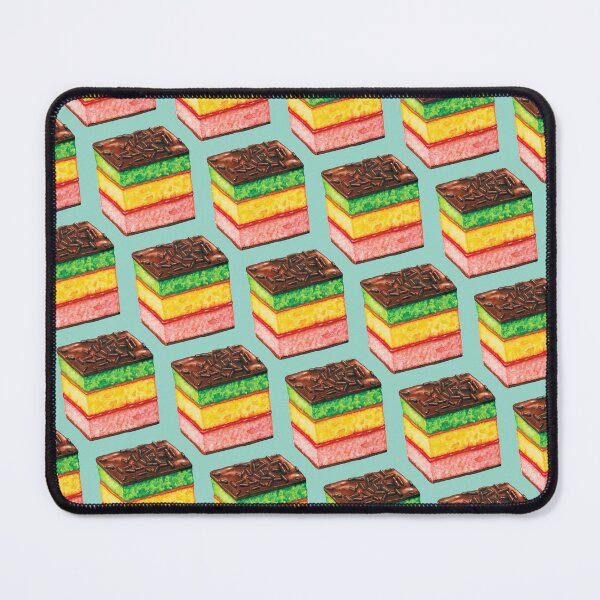 Item preview, Italian Rainbow Cookie Pattern - Blue designed and sold by Kelly Gilleran.