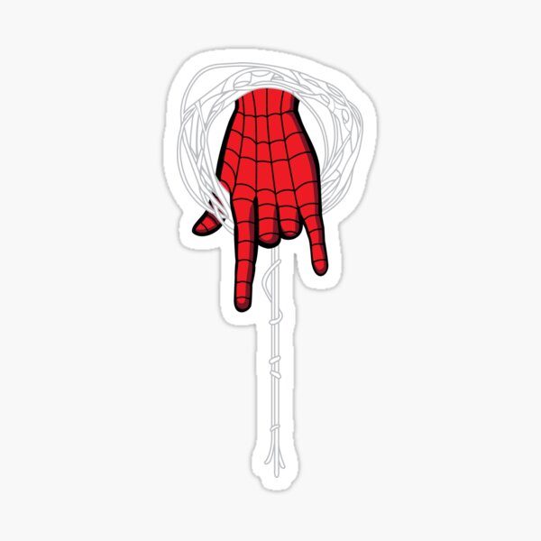 Mano de la araña Pegatina