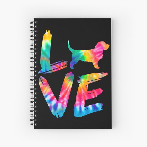 Aperçu de l'œuvre Basset Fauve de Bretagne Dog Love Tie Dye Design créée et vendue par rafaeltto.