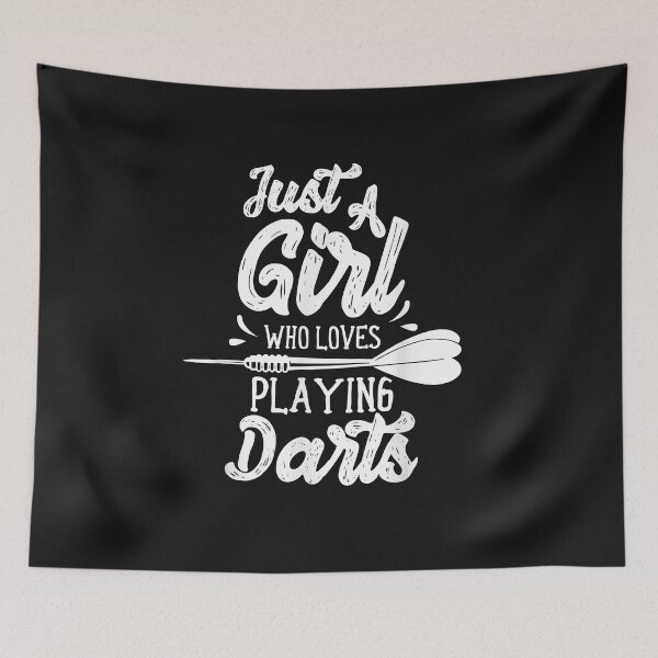Item preview, A Girl Who Loves Playing Darts Team Player Throw Dart designed and sold by VINCENTY5.