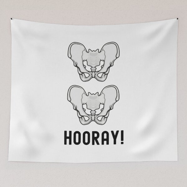 Item preview, Hip Hip Hooray! - Physical Therapist, Chiropractor, Orthopedic Surgeon, Anatomy, Physical Therapy, Funny Medical designed and sold by jadedscientist.