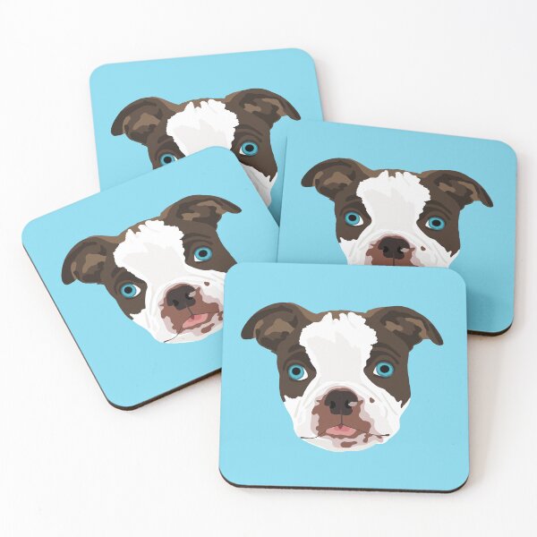 Item preview, Boston Terrier Tongue Teal Design designed and sold by J-Bat.