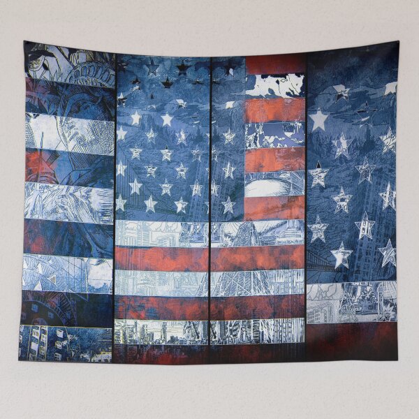 Item preview, usa flag american flag 7 designed and sold by BekimART.