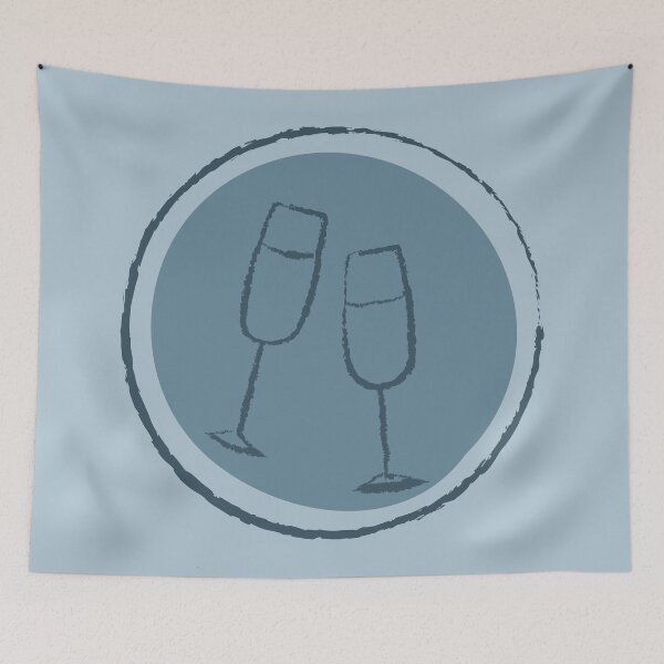Item preview, More wine please blue design designed and sold by Thegentleshop.